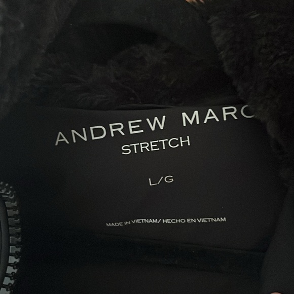 Andrew Marc Stretch Puffer Jacket Black size L - Picture 3 of 4